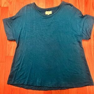 Lou & Grey Teal Short Sleeve Tee